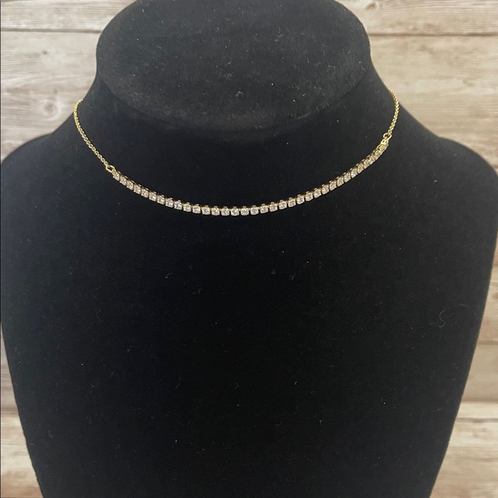 Unwritten Gold and Silver Necklace with Sparkling Accents - Picture 2 of 5